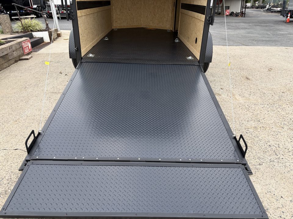 New 2027 Covered Wagon 6X12 Enclosed, 5200# Axles, Rubber Floor & E-Track
