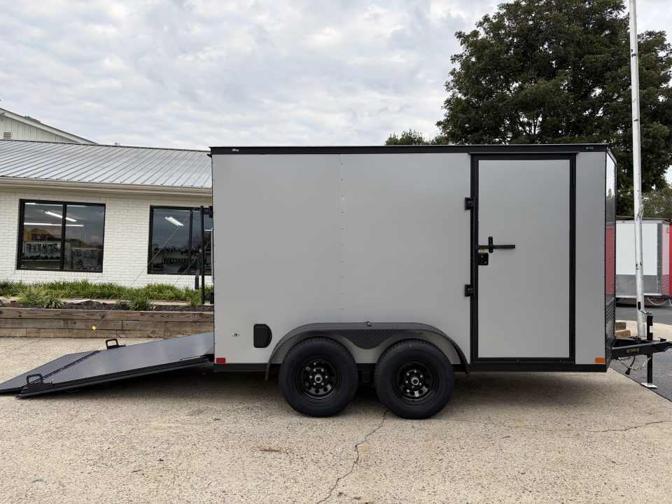 New 2027 Covered Wagon 6X12 Enclosed, 5200# Axles, Rubber Floor & E-Track