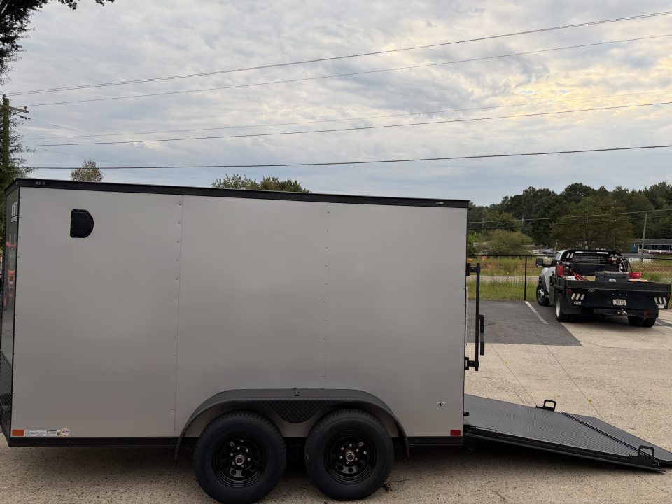 New 2027 Covered Wagon 6X12 Enclosed, 5200# Axles, Rubber Floor & E-Track