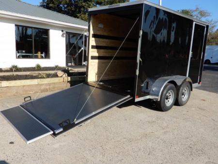 New 2026 Covered Wagon 6x12' Enclosed, 6'6" High, w/E-Track