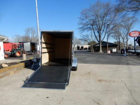 New 2026 Covered Wagon 6x12' Enclosed, 6'6" High, w/E-Track