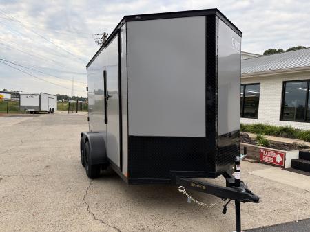 New 2027 Covered Wagon 6X12 Enclosed, 5200# Axles, Rubber Floor & E-Track