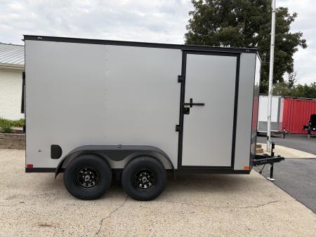 New 2027 Covered Wagon 6X12 Enclosed, 5200# Axles, Rubber Floor & E-Track