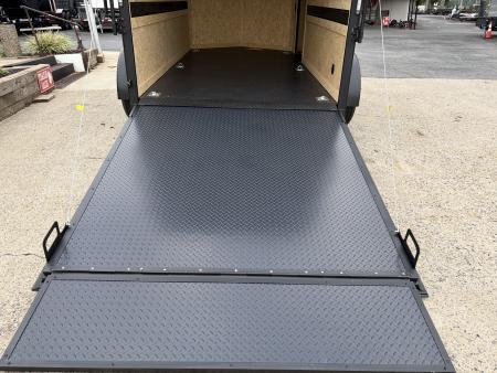 New 2027 Covered Wagon 6X12 Enclosed, 5200# Axles, Rubber Floor & E-Track