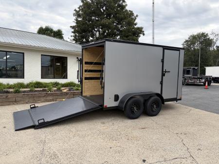 New 2027 Covered Wagon 6X12 Enclosed, 5200# Axles, Rubber Floor & E-Track