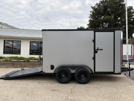 New 2027 Covered Wagon 6X12 Enclosed, 5200# Axles, Rubber Floor & E-Track