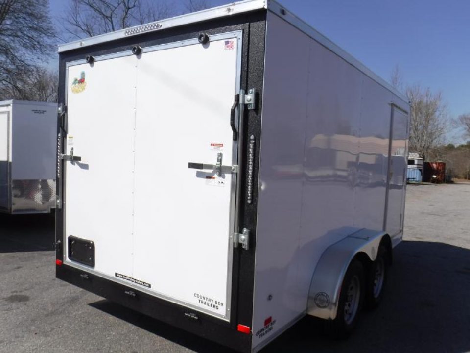 New 2027 Covered Wagon 7X14 Enclosed, 6'6" Height