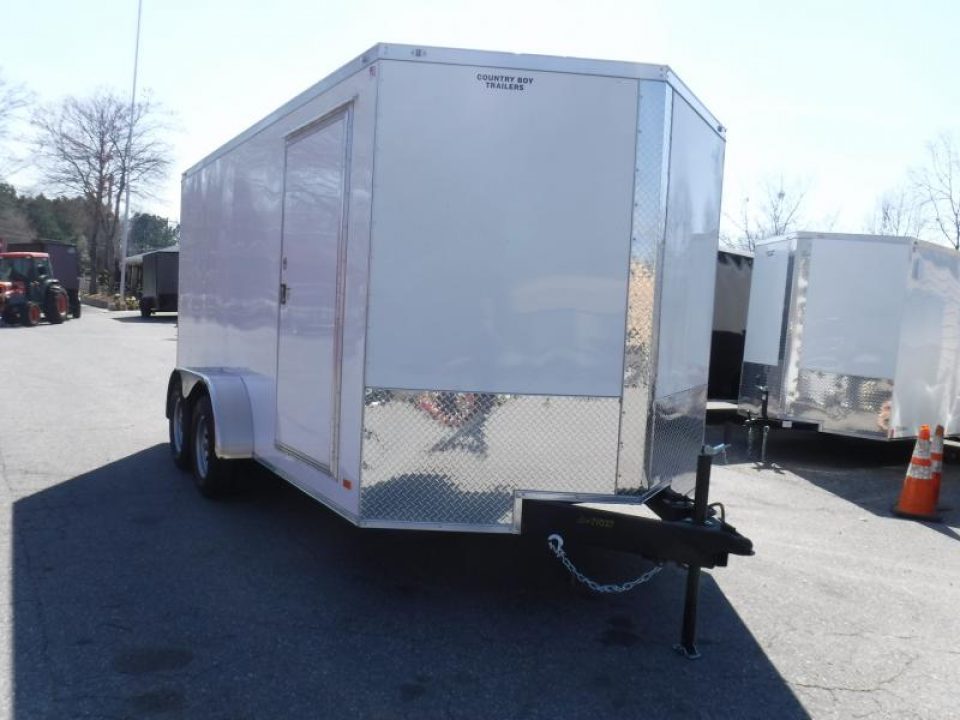 New 2027 Covered Wagon 7X14 Enclosed, 6'6" Height