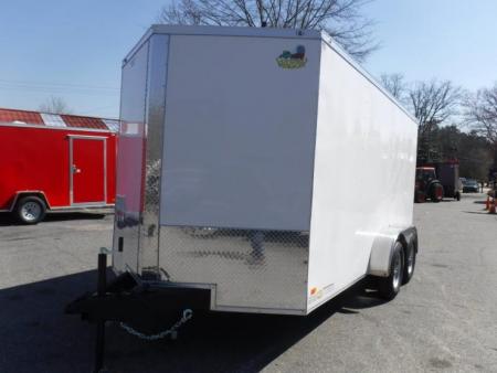 New 2027 Covered Wagon 7X14 Enclosed, 6'6" Height