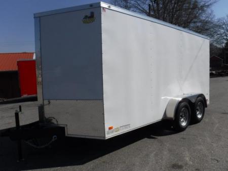 New 2027 Covered Wagon 7X14 Enclosed, 6'6" Height