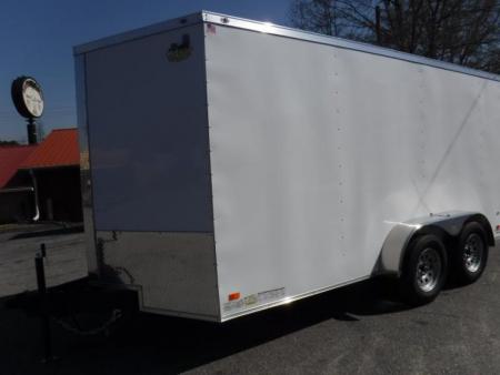 New 2027 Covered Wagon 7X14 Enclosed, 6'6" Height