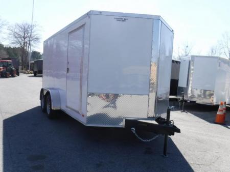 New 2027 Covered Wagon 7X14 Enclosed, 6'6" Height