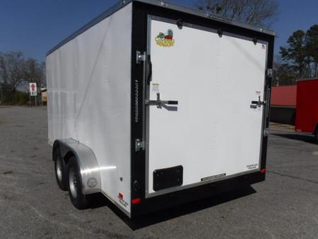 New 2027 Covered Wagon 7X14 Enclosed, 6'6" Height