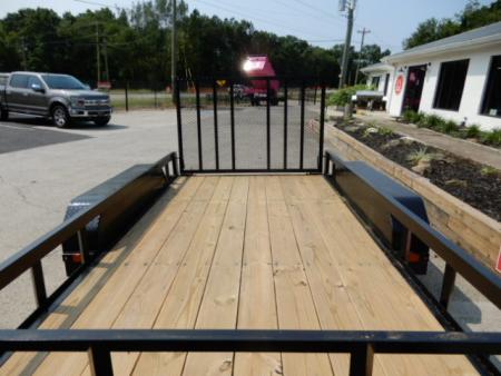 New 2027 Currahee 76x12' Utility, Removable Ramp Gate