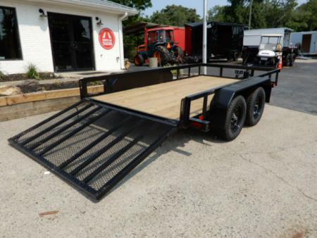 New 2027 Currahee 76x12' Utility, Removable Ramp Gate