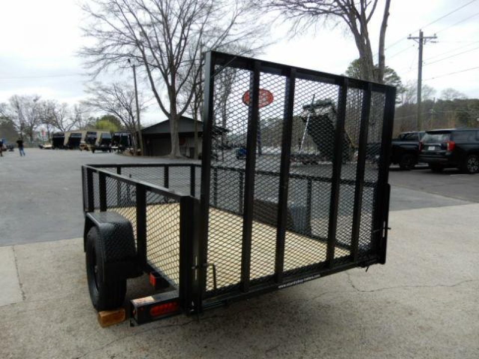 New 2027 Currahee Utility 5 x 10, Mesh Sides