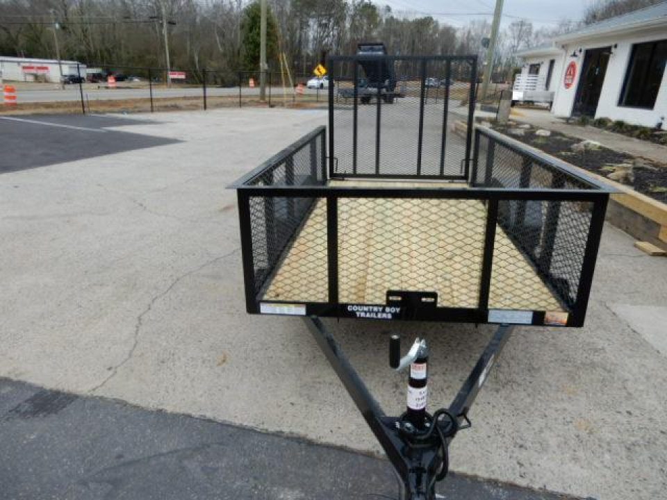 New 2027 Currahee Utility 5 x 10, Mesh Sides