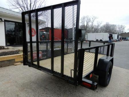 New 2027 Currahee Utility 5 x 10, Mesh Sides