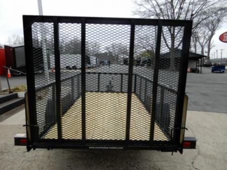 New 2027 Currahee Utility 5 x 10, Mesh Sides