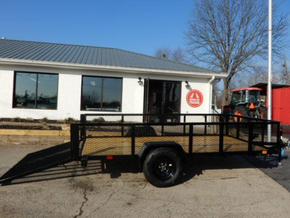 New 2027 Currahee 76x10' Utility, 2' Mesh sides, Removable Ramp gate