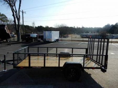 New 2027 Currahee 76x10' Utility, 2' Mesh sides, Removable Ramp gate