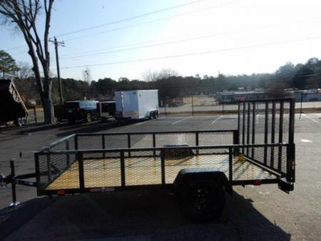 New 2027 Currahee 76x10' Utility, 2' Mesh sides, Removable Ramp gate