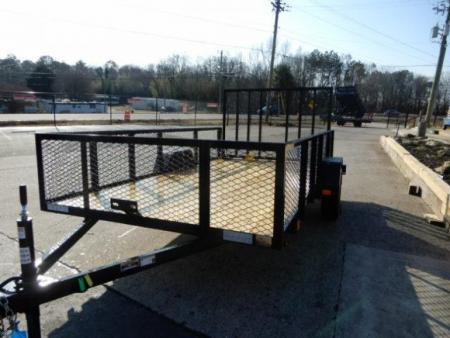 New 2027 Currahee 76x10' Utility, 2' Mesh sides, Removable Ramp gate