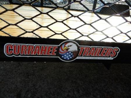 New 2027 Currahee 76x10' Utility, 2' Mesh sides, Removable Ramp gate