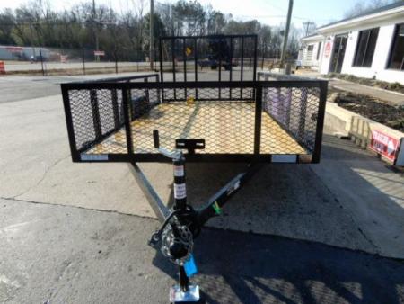 New 2027 Currahee 76x10' Utility, 2' Mesh sides, Removable Ramp gate