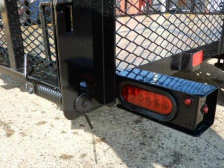 New 2027 Currahee 76x10' Utility, 2' Mesh sides, Removable Ramp gate