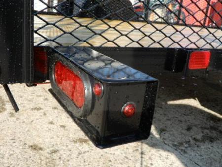 New 2027 Currahee 76x10' Utility, 2' Mesh sides, Removable Ramp gate