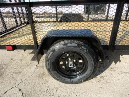 New 2027 Currahee 76x10' Utility, 2' Mesh sides, Removable Ramp gate