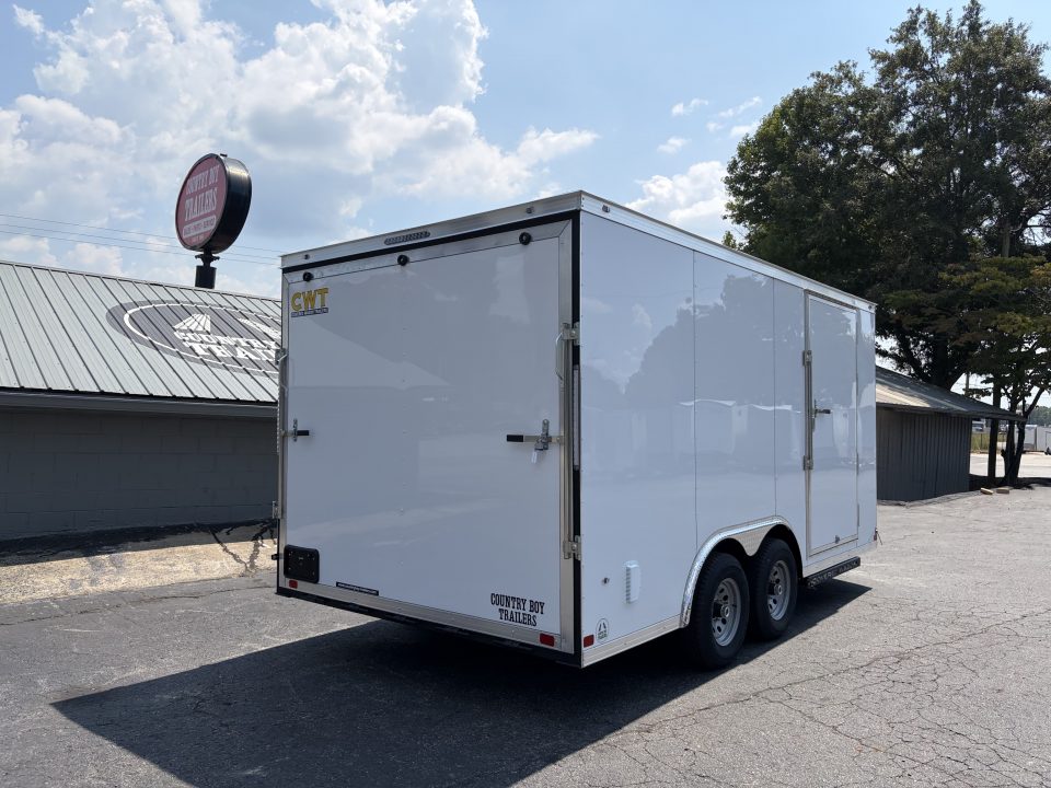 New 2027 Covered Wagon 8.5X16 Enclosed, 7' Height, 5200# Axles