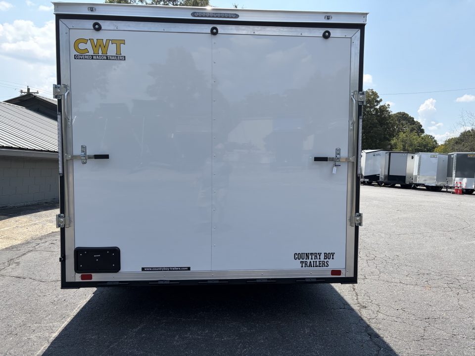 New 2027 Covered Wagon 8.5X16 Enclosed, 7' Height, 5200# Axles