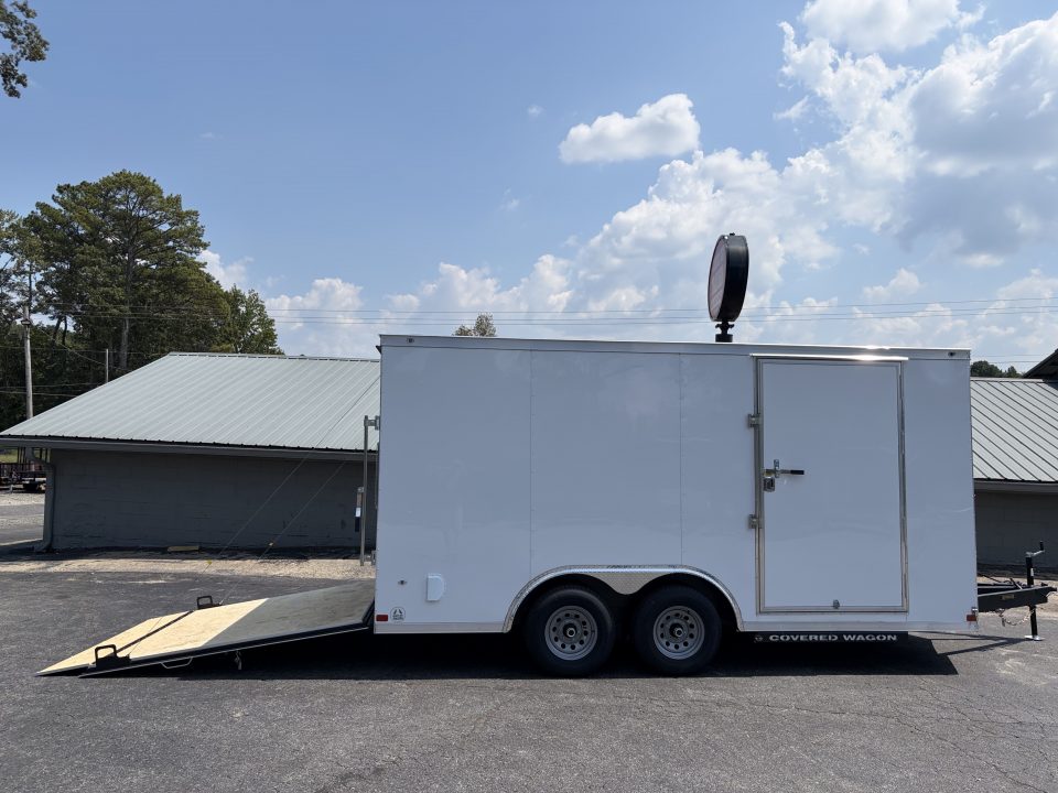 New 2027 Covered Wagon 8.5X16 Enclosed, 7' Height, 5200# Axles