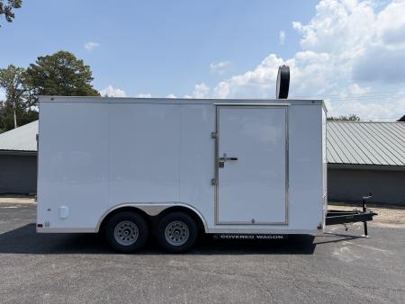 New 2027 Covered Wagon 8.5X16 Enclosed, 7' Height, 5200# Axles