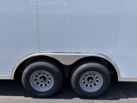 New 2027 Covered Wagon 8.5X16 Enclosed, 7' Height, 5200# Axles