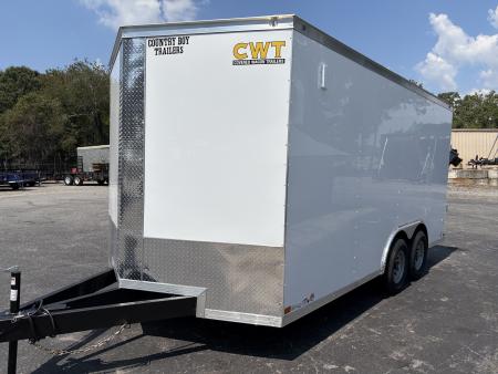 New 2027 Covered Wagon 8.5X16 Enclosed, 7' Height, 5200# Axles