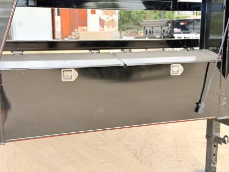 New 2027 Diamond T 8.5-28 Single Wheel Gooseneck Deckover Equipment Hauler W/ MAXX Ramps 16K GVWR