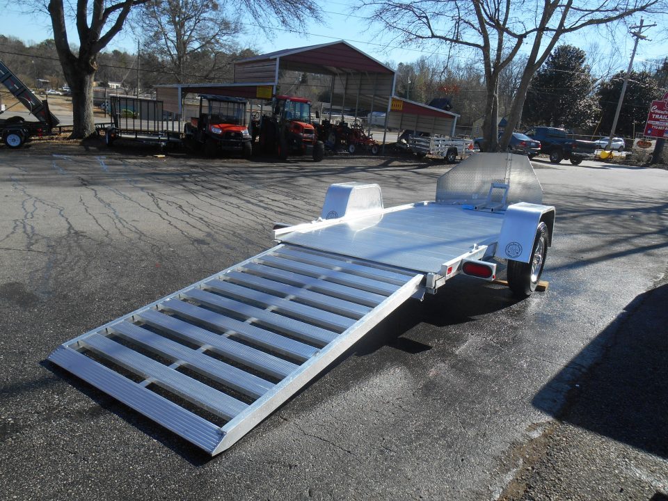 New 2027 Aluma 51"x10.5' Single Motorcycle, 1465 Payload MC10