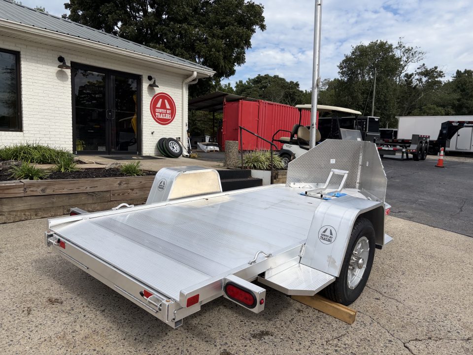New 2027 Aluma 51"x10.5' Single Motorcycle, 1465 Payload MC10