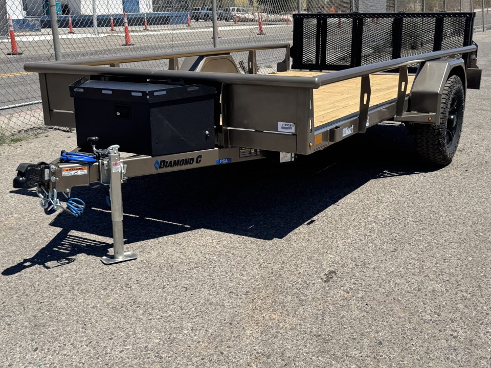 New 2026 Diamond C PSA 77"x12' Venture Edition - 6K UTV Utility Trailer