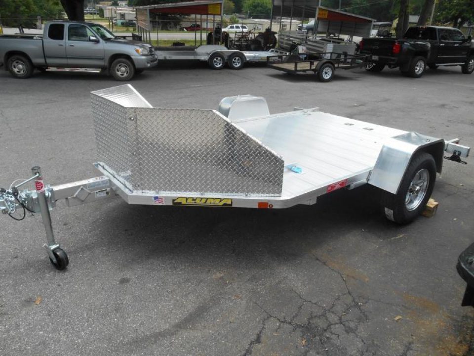 New 2027 Aluma 6.5x11.25 Motorcycle, Double Bike, MC210