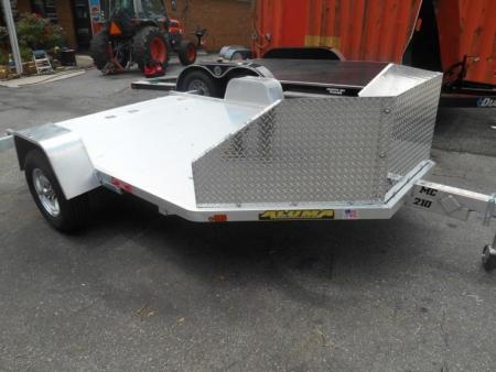 New 2027 Aluma 6.5x11.25 Motorcycle, Double Bike, MC210