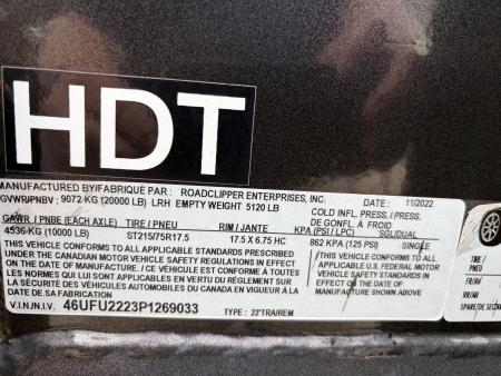 Used 2023 Diamond C Trailers HDT210L22X82 Equipment Trailer