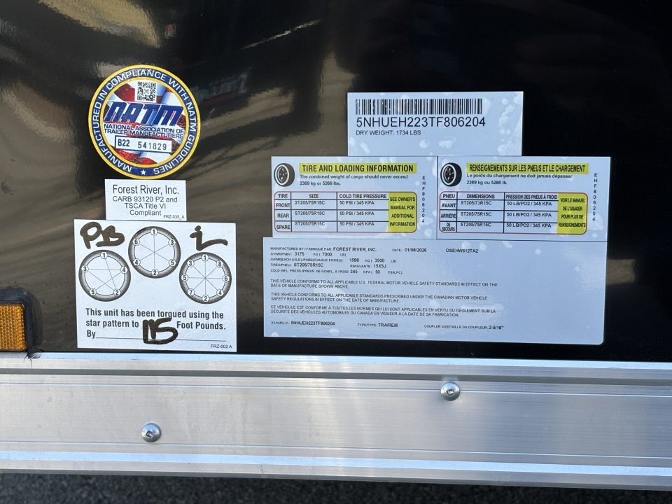 New 2026 Forest River Cargo Mate 6x12 TA2 Cargo / Enclosed Trailer