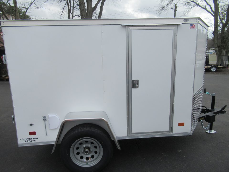 New 2027 Covered Wagon 5X8 Enclosed, 5' Height, Rear Double Doors
