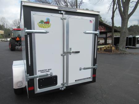 New 2027 Covered Wagon 5X8 Enclosed, 5' Height, Rear Double Doors