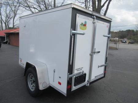 New 2027 Covered Wagon 5X8 Enclosed, 5' Height, Rear Double Doors
