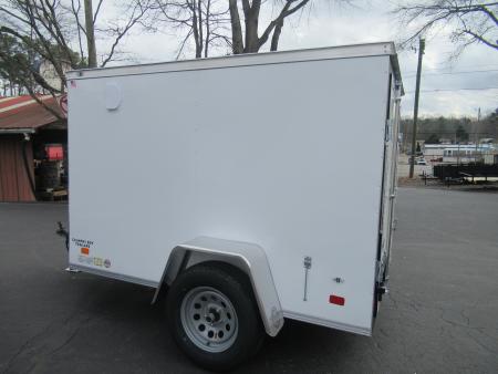 New 2027 Covered Wagon 5X8 Enclosed, 5' Height, Rear Double Doors
